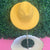 ALL ME  FEDORA HAT(YELLOW)